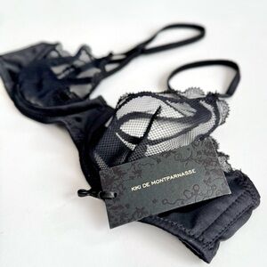 *New w/ tags* Kiki De Montparnasse Sirene Plunge Bra 32B